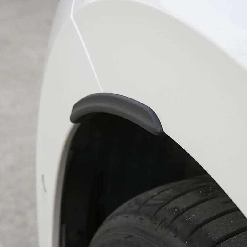 For Volkswagen Golf 8 Car Fender Wheel Eyebrow Protector/Mudguard Sticker Extension Wide Arch Protector Stripe ABS Accessories