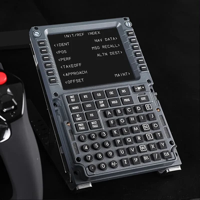 Gold Seller Flight Simulator CDU with Scratches on the Outer Packaging for Boeing 737FMC CS Video Game