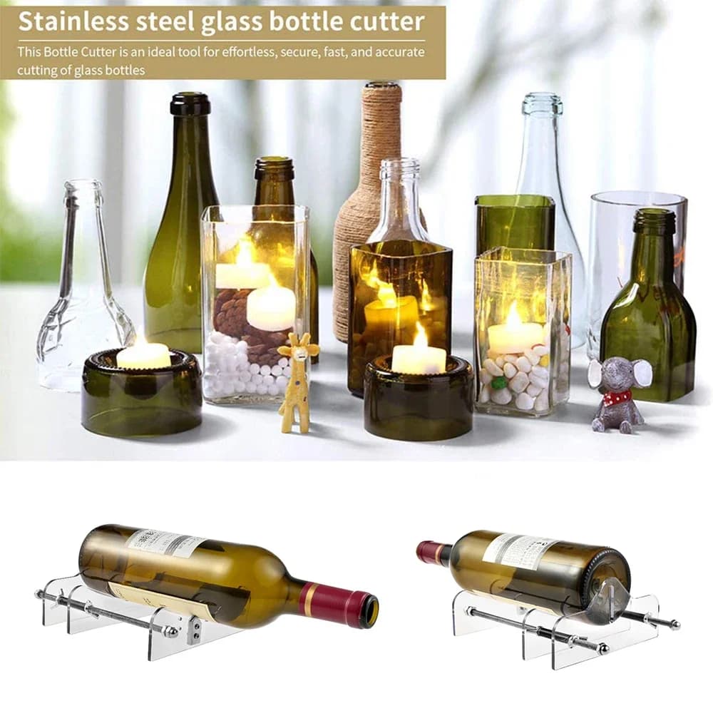 DIY Glass Bottle Cutting Tool Set Professional for Bottle-Cutter Light Acrylic Bottles Cutter Portable Smooth Tools