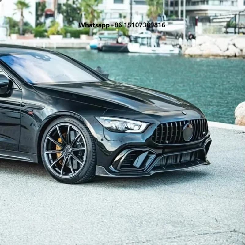 Babos Style Front Spoiler Carbon Fiber Front Bumper Lip Spoiler for  GT63 Front Lip