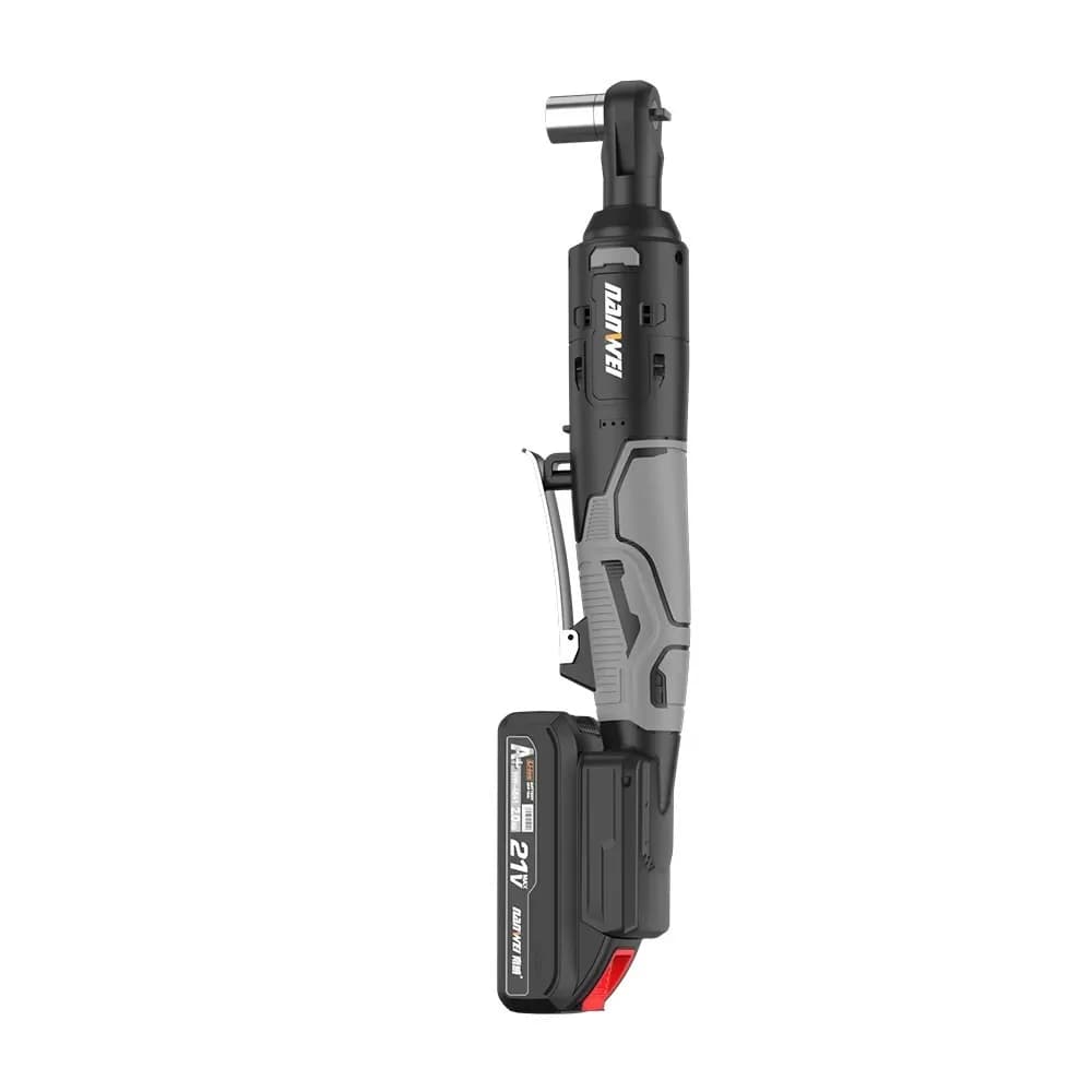 NANWEI 3/8" Cordless Ratchet Wrench Variable Speed Lithium Electric Wrench Power Tool Car Repair