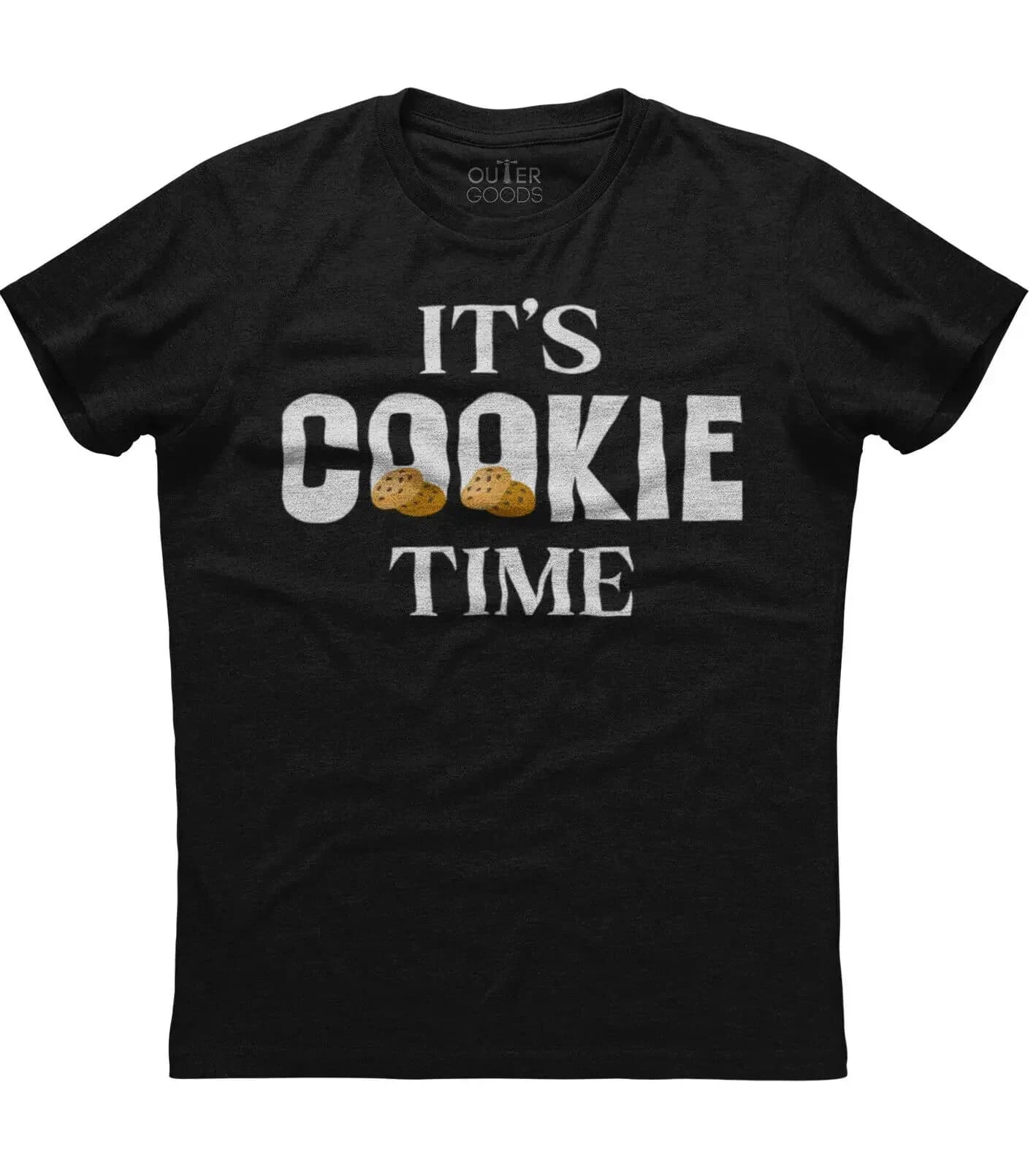 It's Cookie Time. Funny Graphic Phrase T-Shirt. Summer Cotton O-Neck Short Sleeve Mens T Shirt New S-3XL