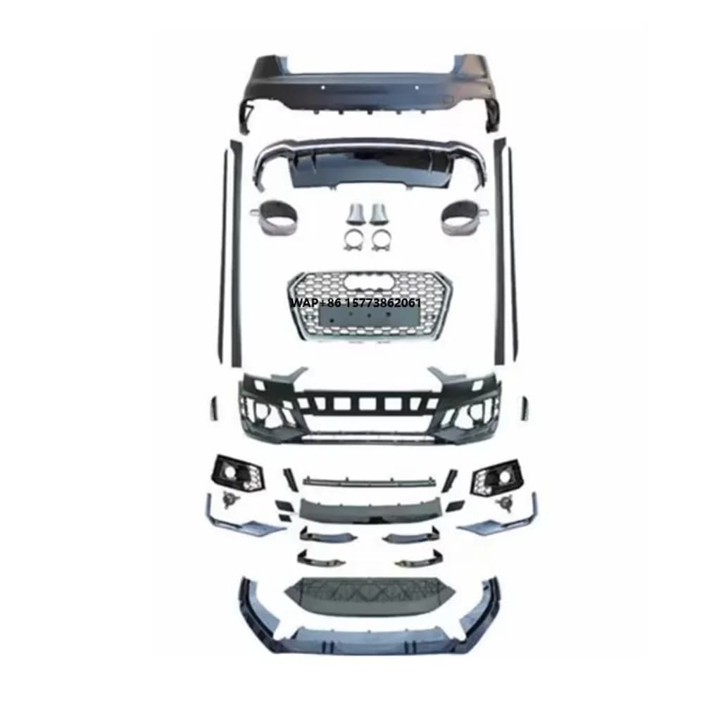 Auto Car Body Kit for  A4 2017-2019 Upgrade RS4 Bodykit for  A4