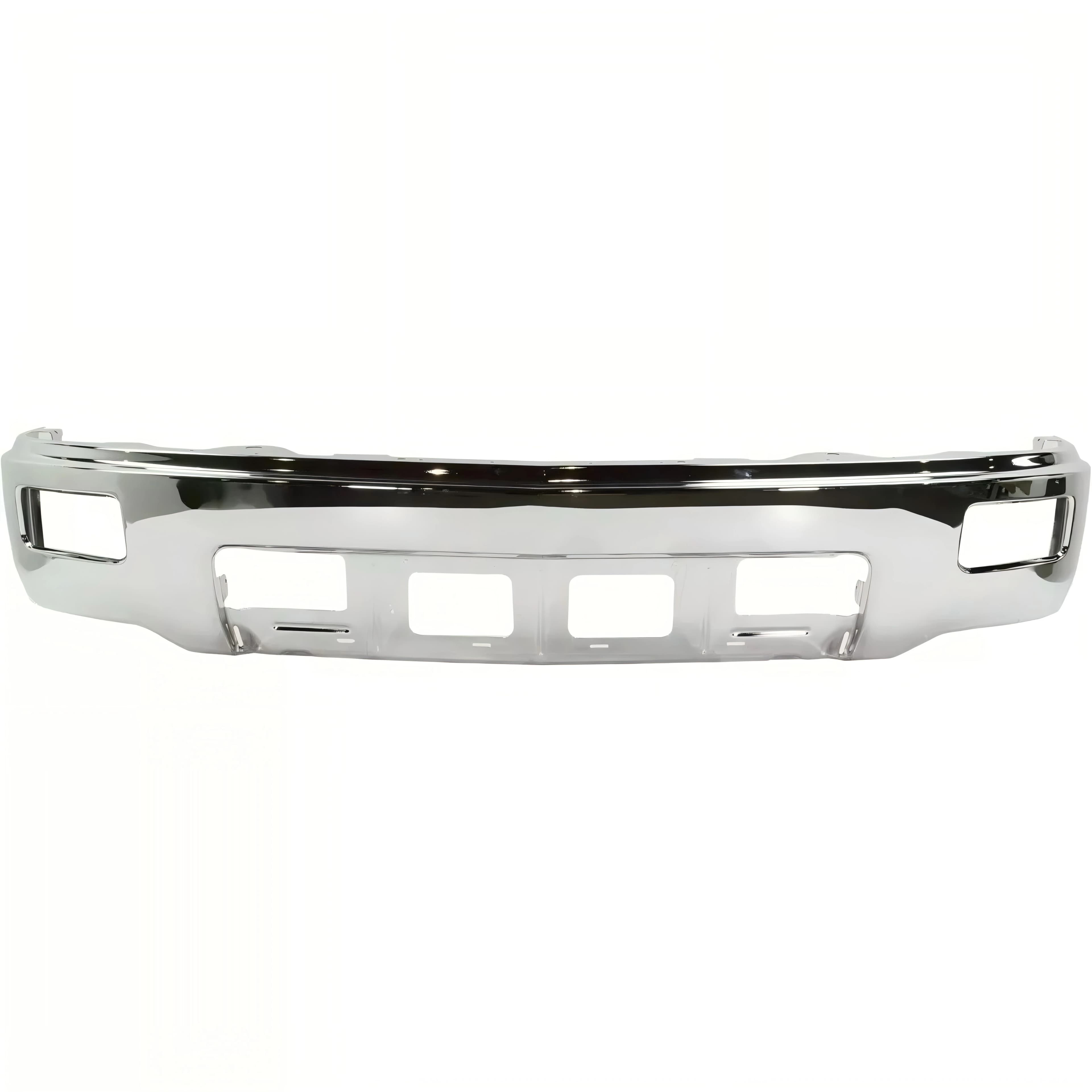 GM1002843 Chrome With Fog Lamp Holes Front Bumper For Chevrolet Silverado 1500 2014 2015