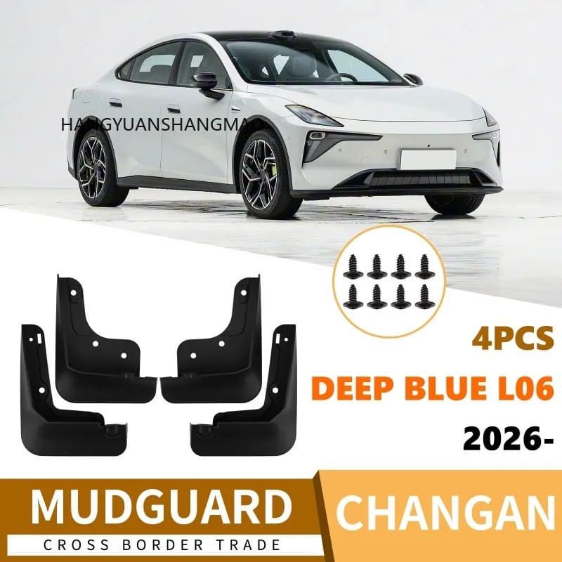 Mudguards Fenders For Changan Deep Blue L06 2026 Black ABS Automotive Tire Accessories Car Exterior Decor Protective Parts