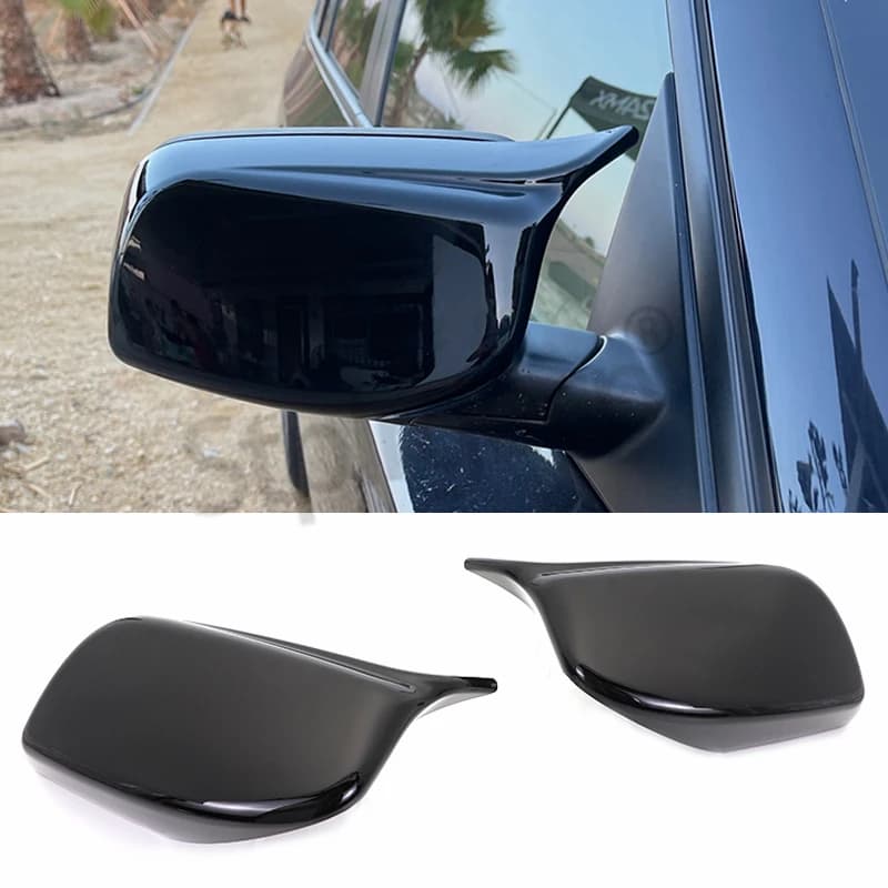 E60 Mirror Cover M Style Car Side Rearview Mirror Cover Cap Trim For BMW 5 6 series E61 E63 E64 2003-2010 Rear View Mirror Caps