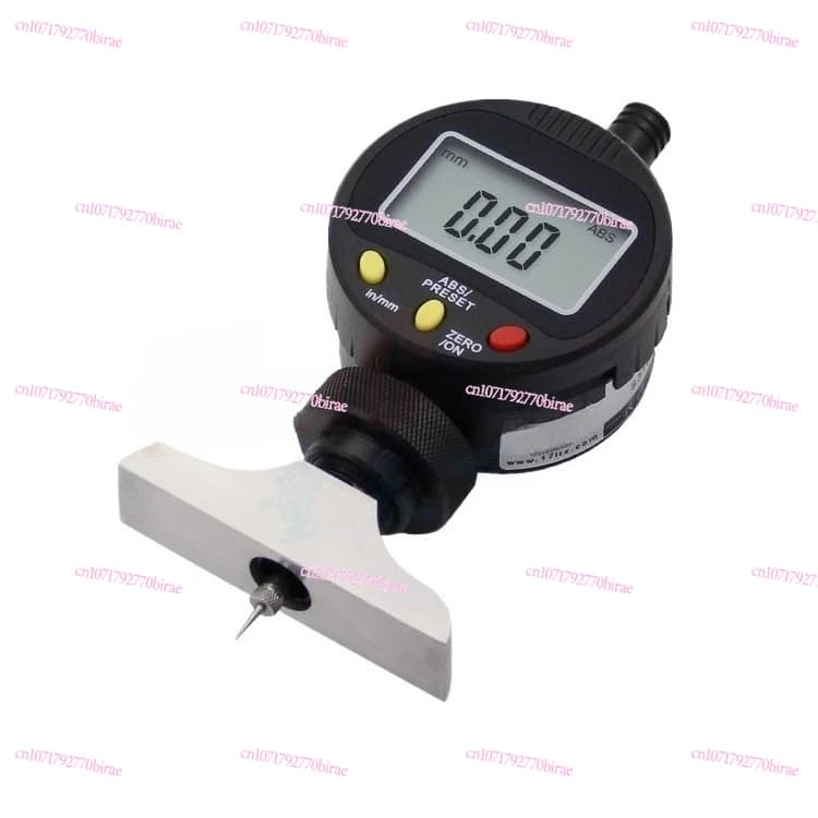 Electronic Digital Depthmeter PCB Board V-slot Measurement Depth Instrument, Depth Gauge Comes Standard with 5 Probes