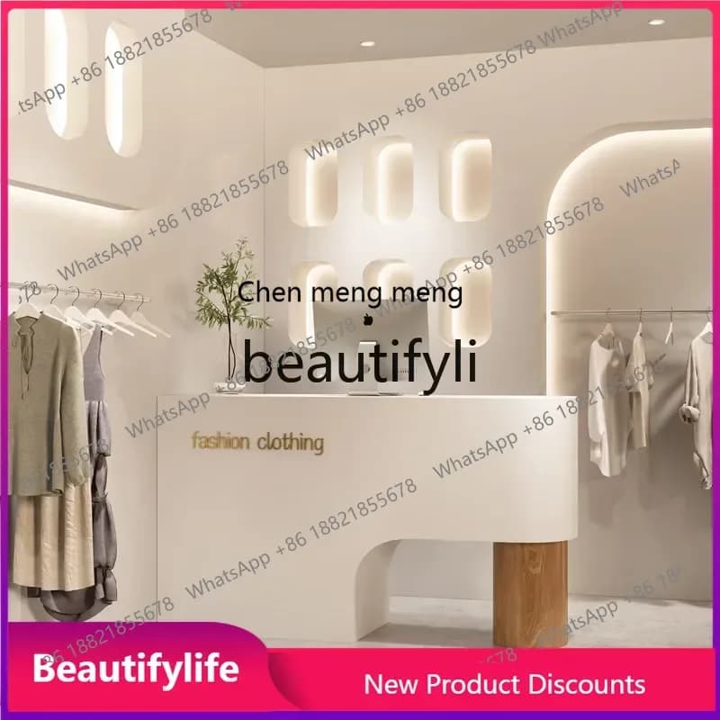 CC Cashier Counter Modern Clothing Store Bar Beauty Salon Small Reception Desk