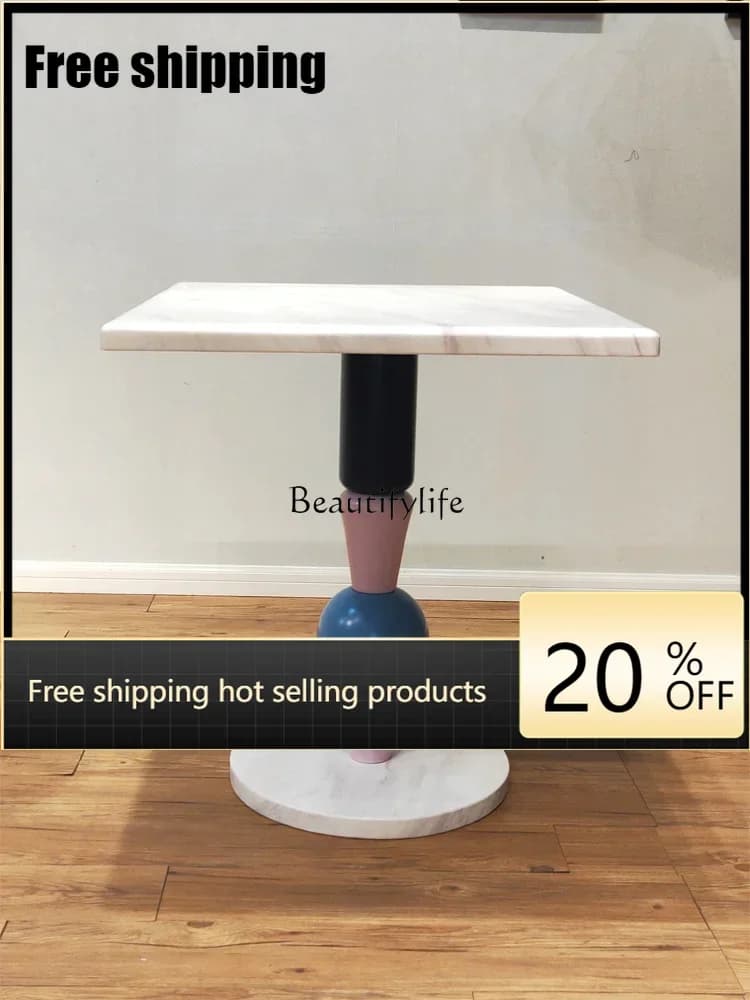 x4 Modern marble light luxury table reception hall meeting table