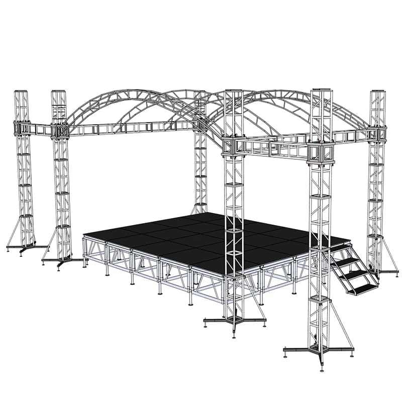 Modular Lightweight Wall Structural Display Truss System Trade Show Exhibit Aluminum Truss Displays