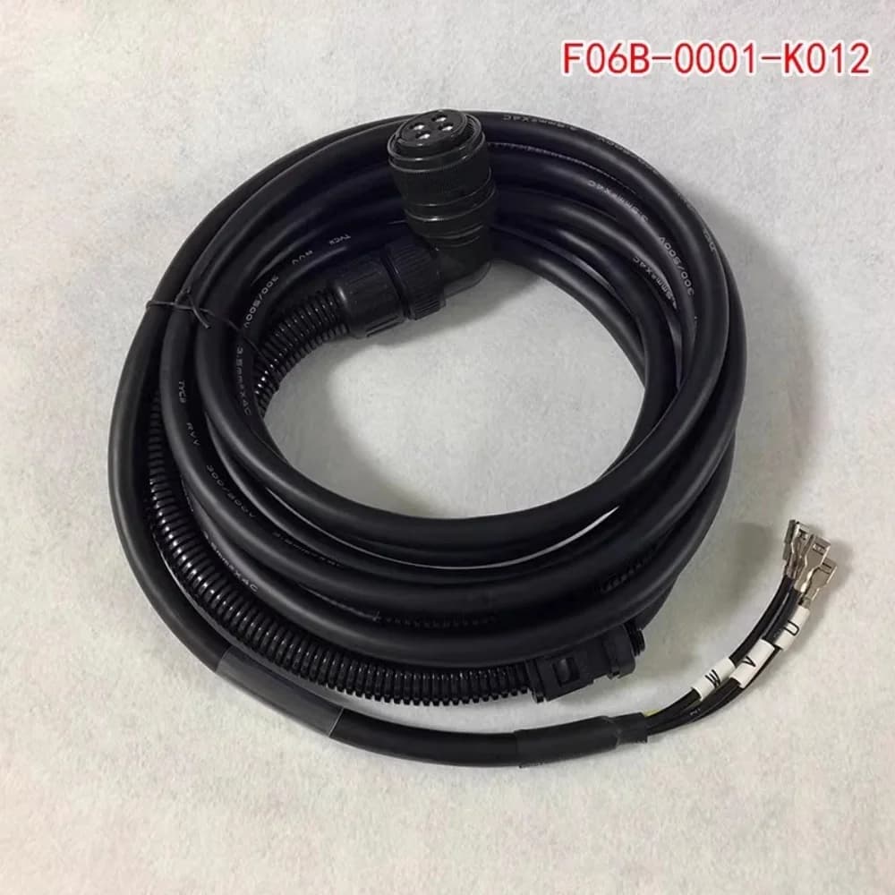 Fanuc Power Cable F06B-0001-K012 F06B-0001-K016 Power Line 22-22S with Elbow connector