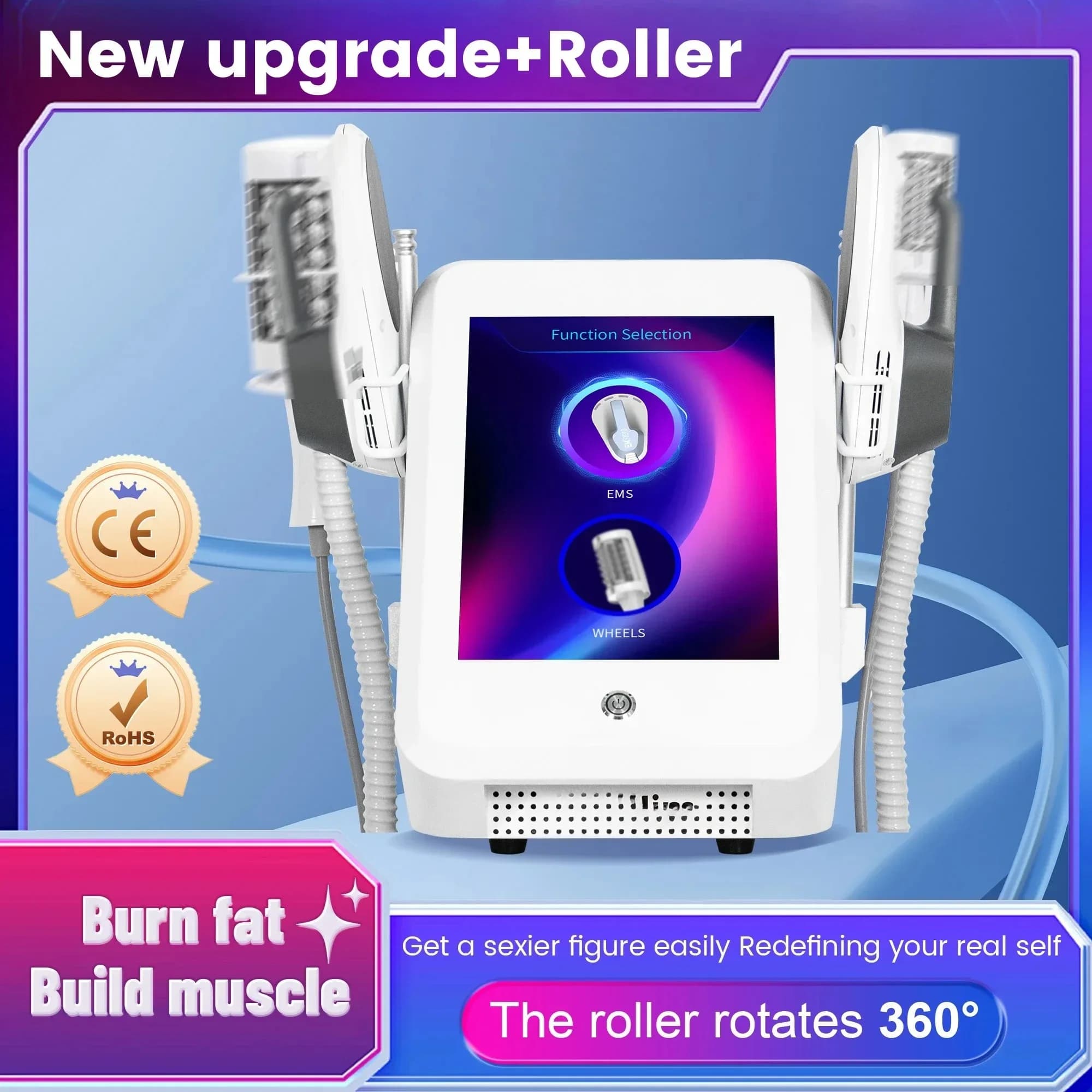 High-power 6500W  Sculpt Machine 200HZ Sculpting Electromagnetic Shaping Slimming Muscle Stimulation Weight Loss Therapy