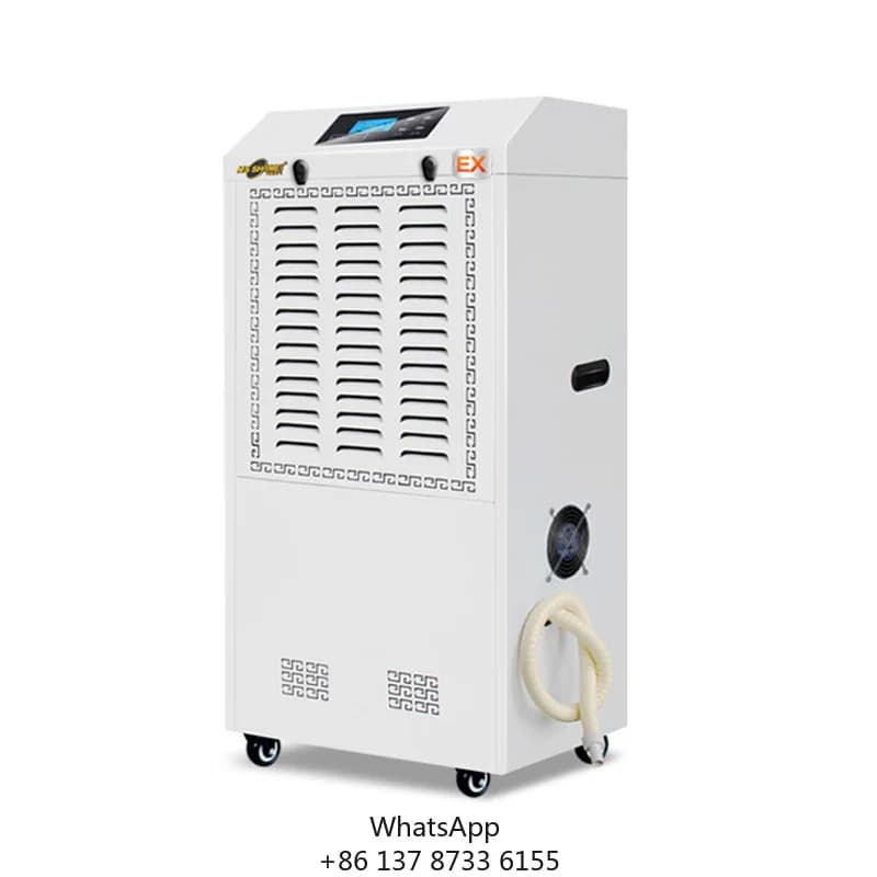 144L High Temperature Resistance Industrial Dehumidifier For Candy Drying Room