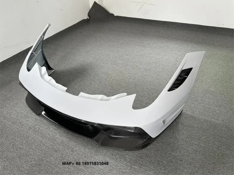 For Ferrari-458 Upgrade Half Carbon Fiber Body Kit Ferrari-458 V-style Front Rear Bumper