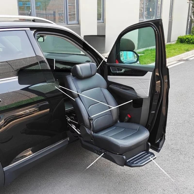 Disabled disabled the elderly modified vehicle adjustable rotating lift electric car seat