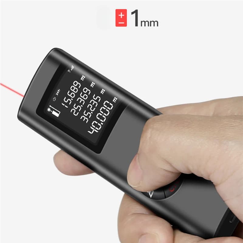 30-50M Portable TYPE C Charging Port Mini Laser Distance Meter Infrared Measuring Instrument