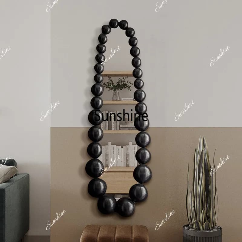European irregular full-length mirror decorative mirror special-shaped wall-mounted full-length mirror