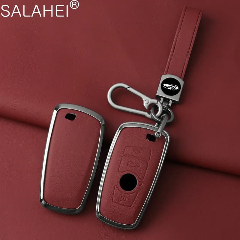 Car Smart Remote Key Case Cover Holder Shell for BMW 1 3 5 7 Series X1 X3 X4 X5 X6 F10 F20 F30 F34 F25 F31 M3 M4 E34 Keychain