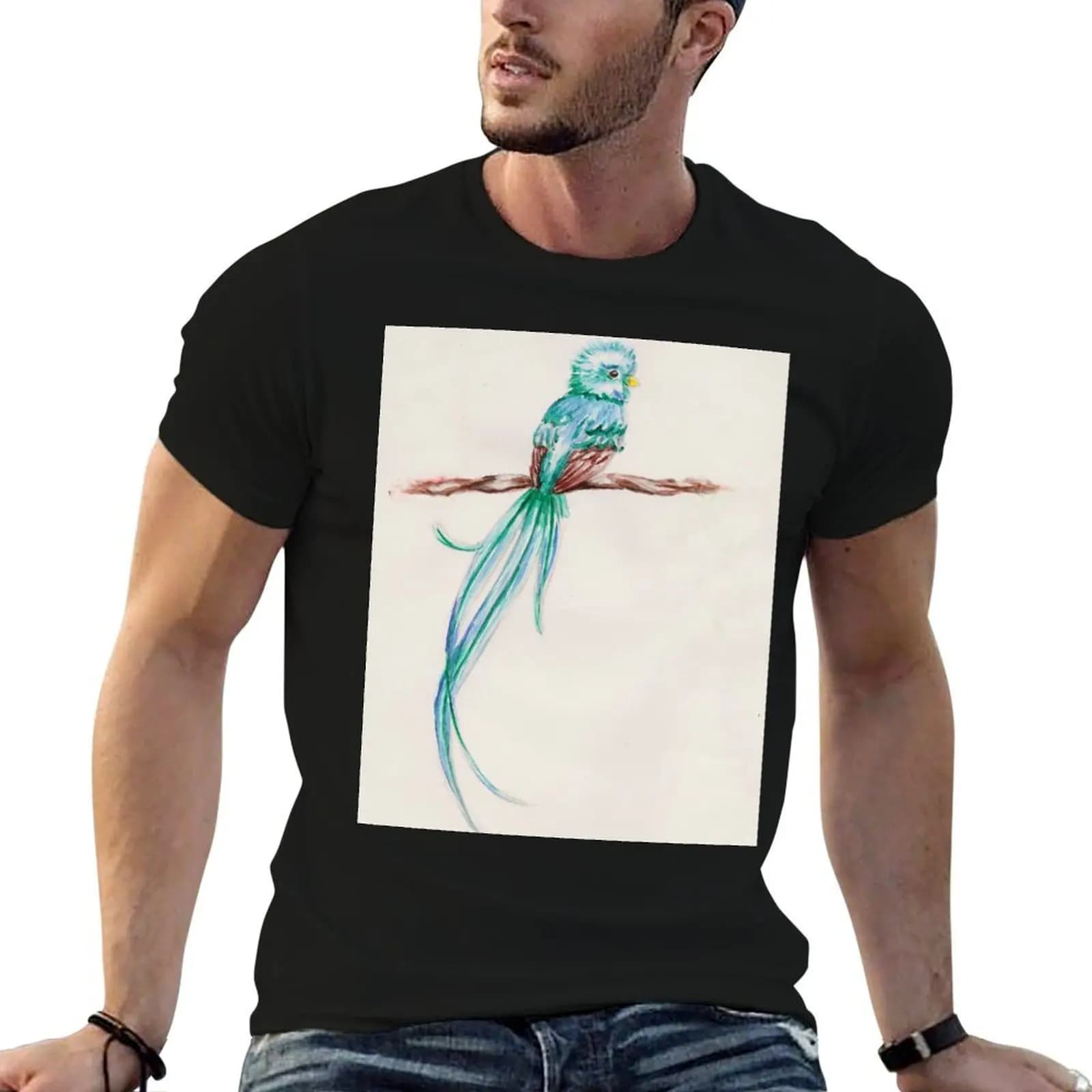 Quetzal T-Shirt cute tops funny costumes fitted t shirts for men