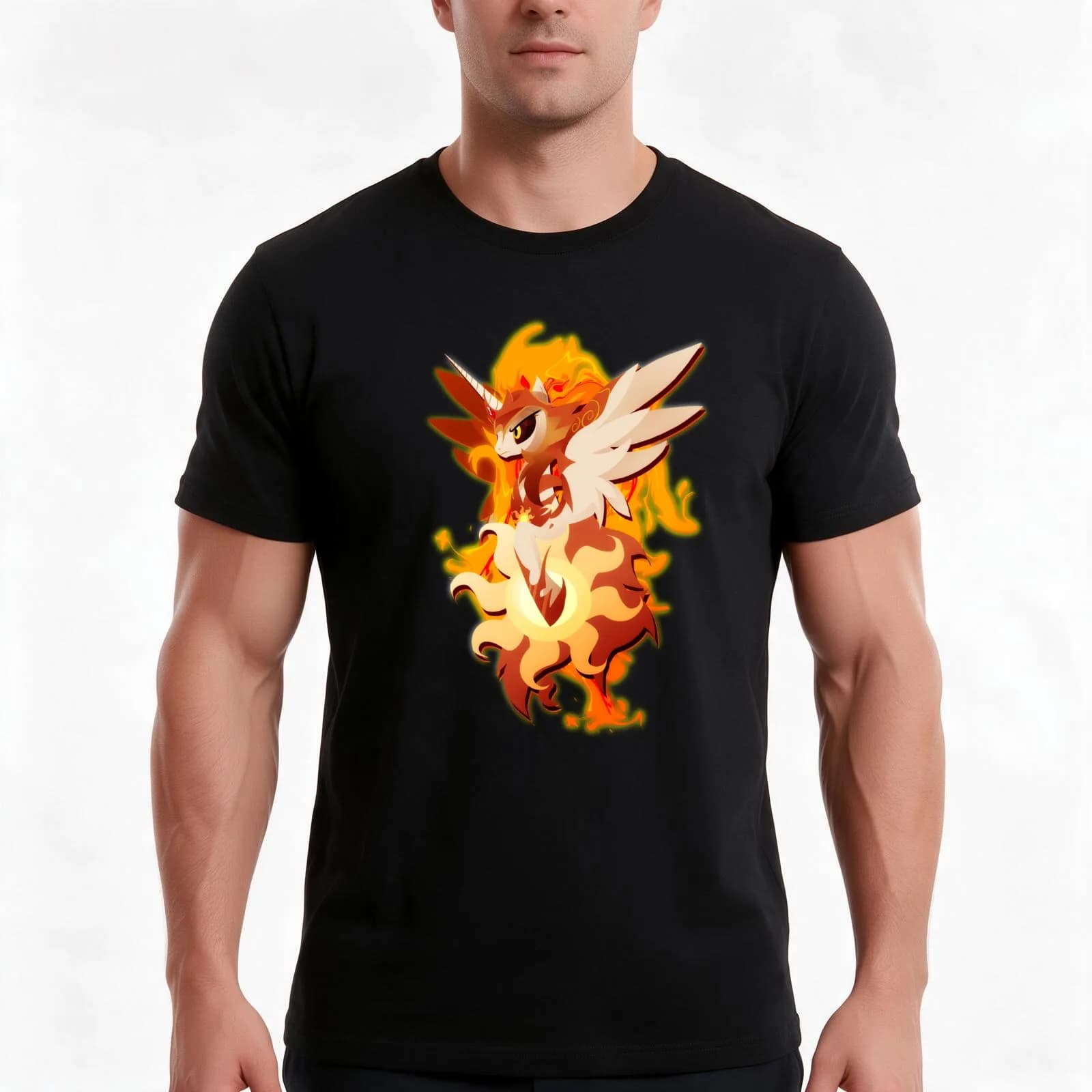 Daybreaker T-Shirt, Summer Casual Cotton Tee, Oversized Streetwear Tops, Vintage Graphic Print, Loose Fit Short Sleeve