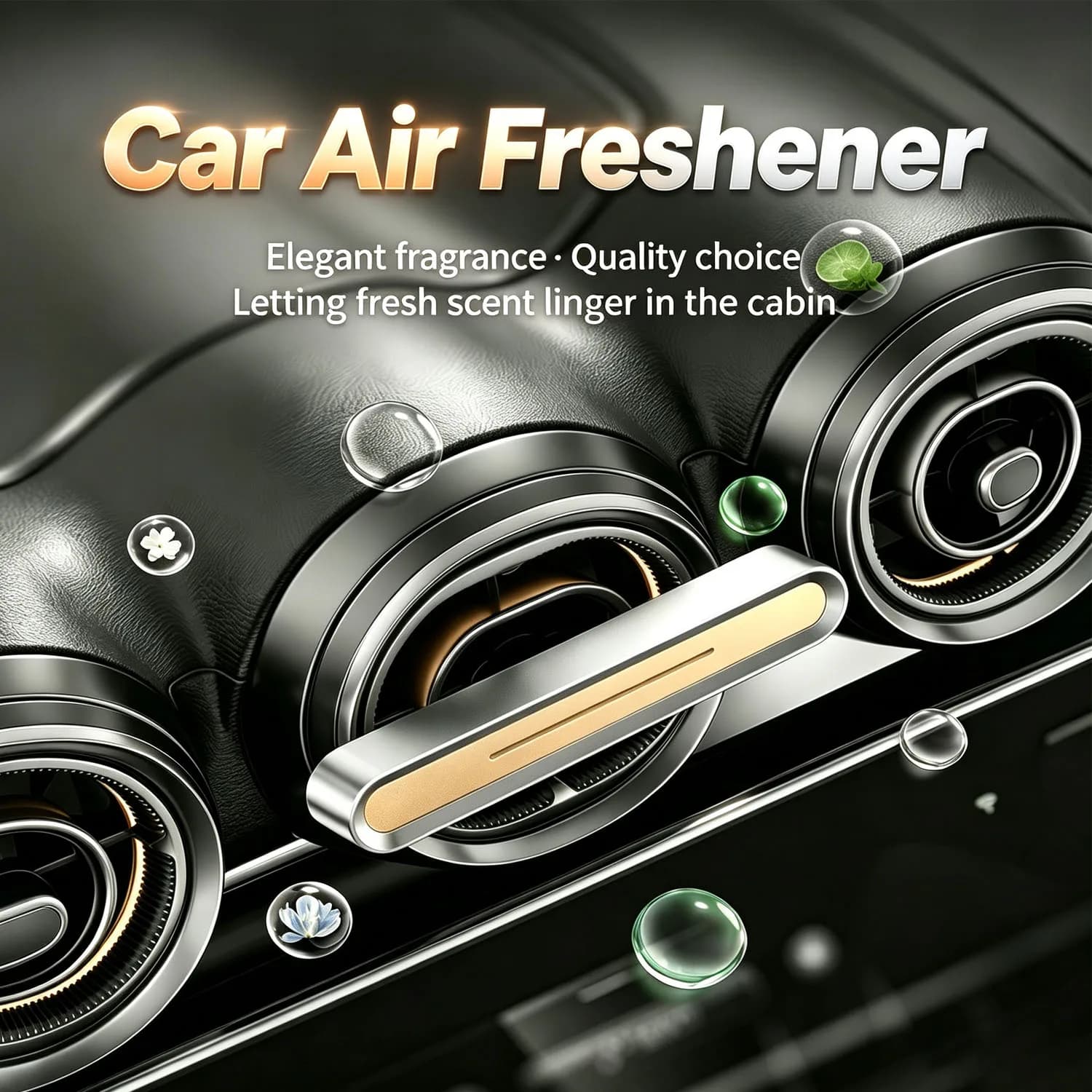 Car Air Freshener Fragrances Dashboard Air Outlet Perfume Freshener Aroma Diffuser Vent Clip for Mercedes-benz BMW Audi Tesla