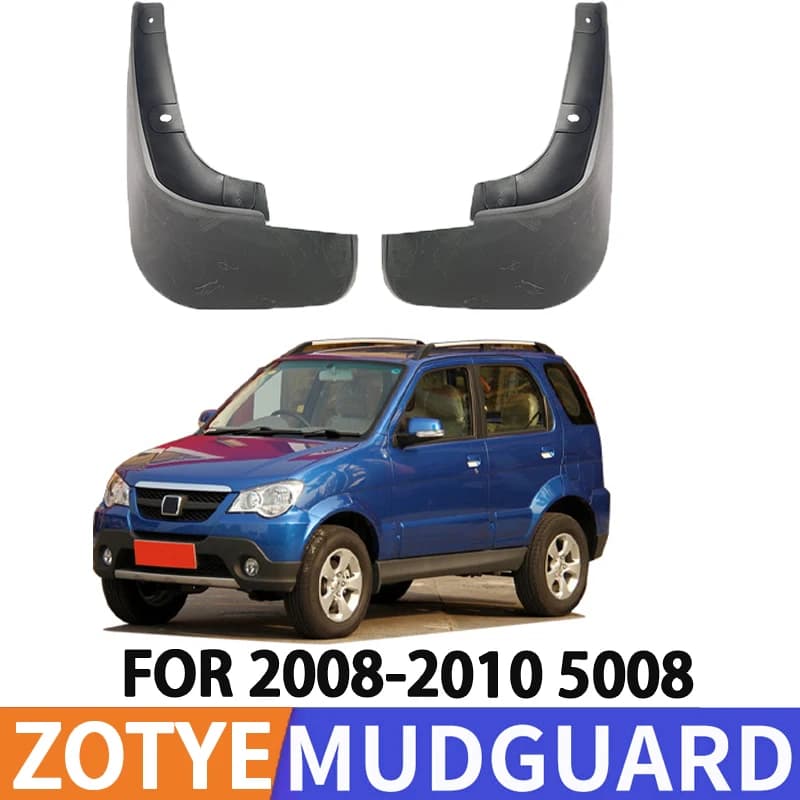 For 2008-2010 Dongfeng Mark 5008 Automobile Tire Fender Splash Guard Front Wheel Fender 2 Pieces