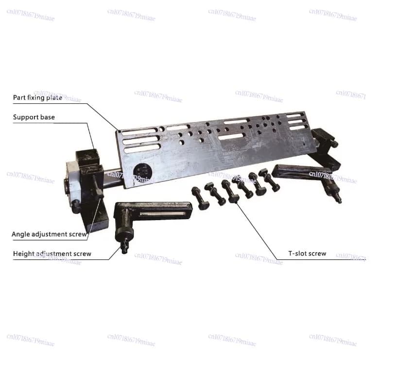 Cylinder Head Fixture An Adjustable Universal Fixture with Mounting Plate YWJ7015