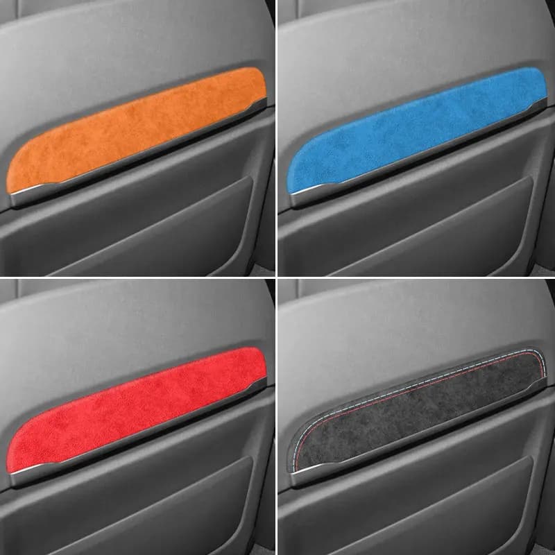 Made of Alcantara For BMW 5 Series G30 G38(2018)6GT(2019)Seat Back Side Panel Trim Sticker Car Interior Custo Tuning Accessories