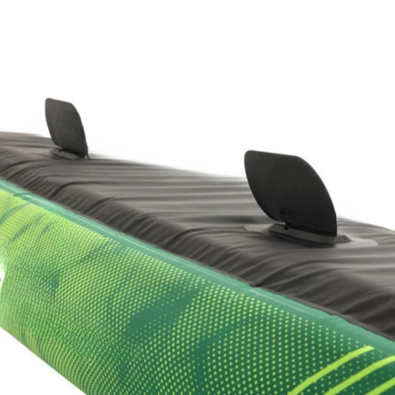 Three-person canoe kayak, high-end inflatable boat with heightened seat cushion