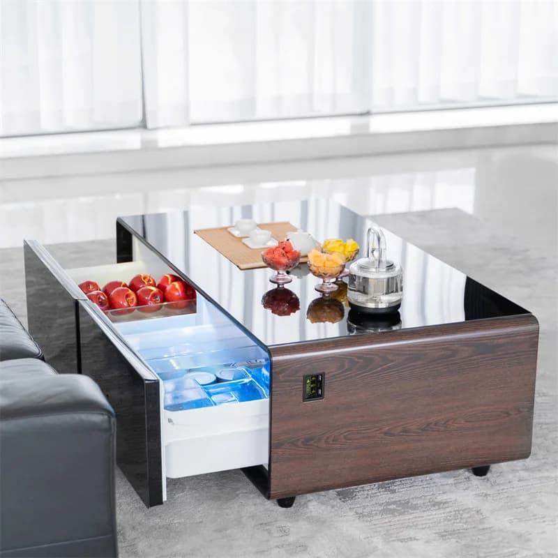 Home Living Room Double Door Refrigerator Smart Furniture Smart Coffee Table
