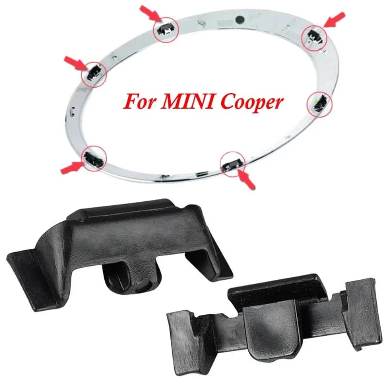 6Pc Car Headlamp Headlight Frame Clip Fastener For Mini New F54 F55 F56 F57 Front Headlight Trim Clips Cooper S JCW GP 2752145