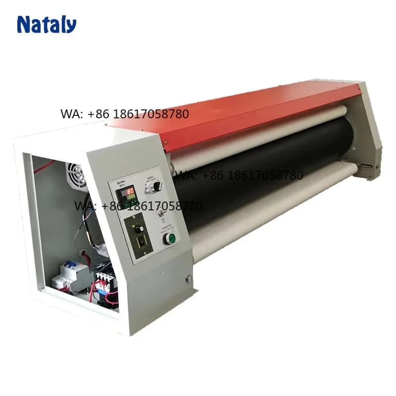 22cm  Drum Roll 3 Roll Sublimation Calander Heat Press Calender Machine for Small Garment Fabric
