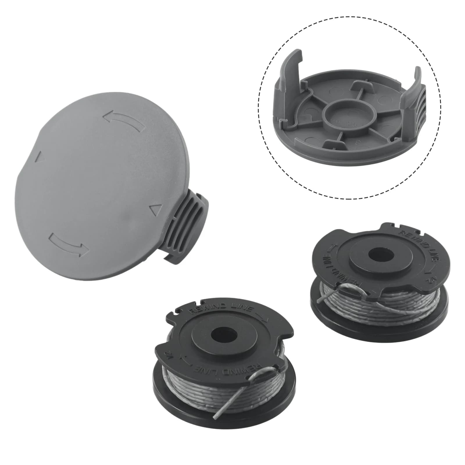 Spool Cover Line For EasyGrassCut 23 26 18 Grass Trimmer for Lawn Mower Parts Replacement 18-230 18-26 18-260 Spool