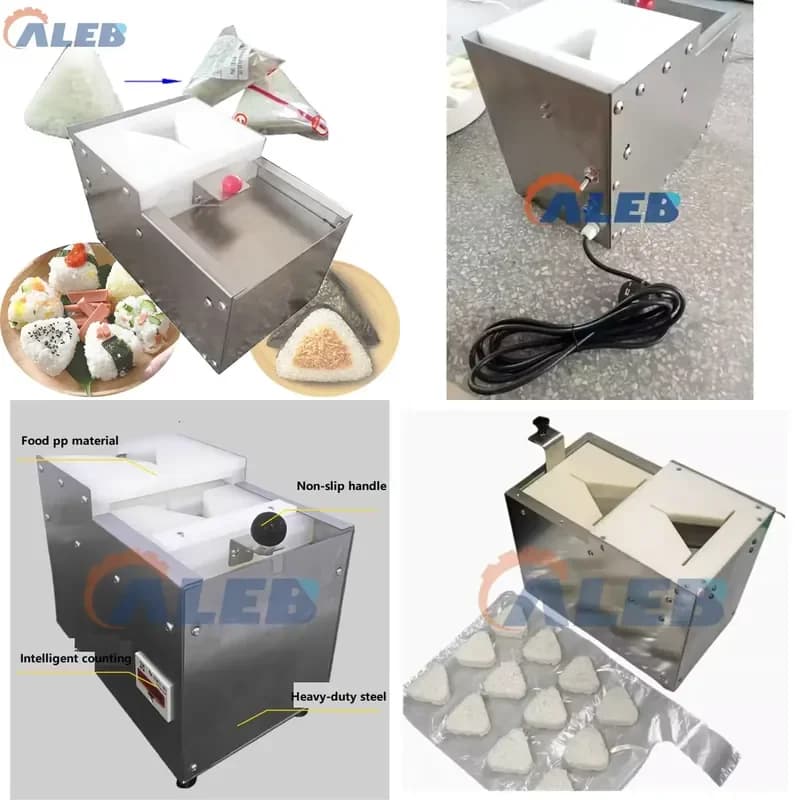 SFW Certificate Sushi Packing Machine Onigiri Wrapper Machine for Small Food Production Line Rice Ball Packer