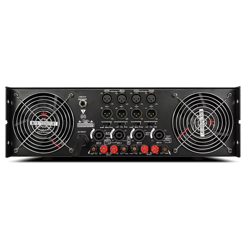 3U 4*1300W 4 Channel Power Amplifier Class H High Powerful Professional Performance Stereo Audio System Sound Amplifier