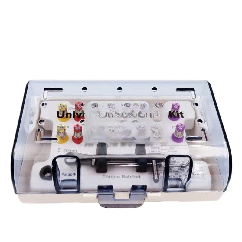 Oral Dental Torque Wrench, Hand Screwdriver Implant Tool Box