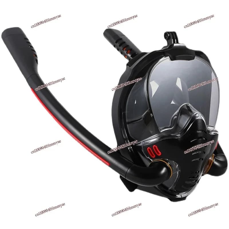 Double tube diving mask Full dry snorkeling equipment Diving goggles Diving equipment Adult Children Anti-fog