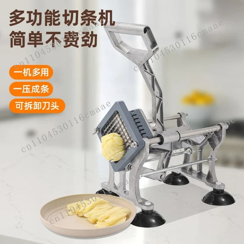 New French fries cutter, multi-functional vegetable cutter, commercial horizontal potato cutter, fruit and vegetable cutter