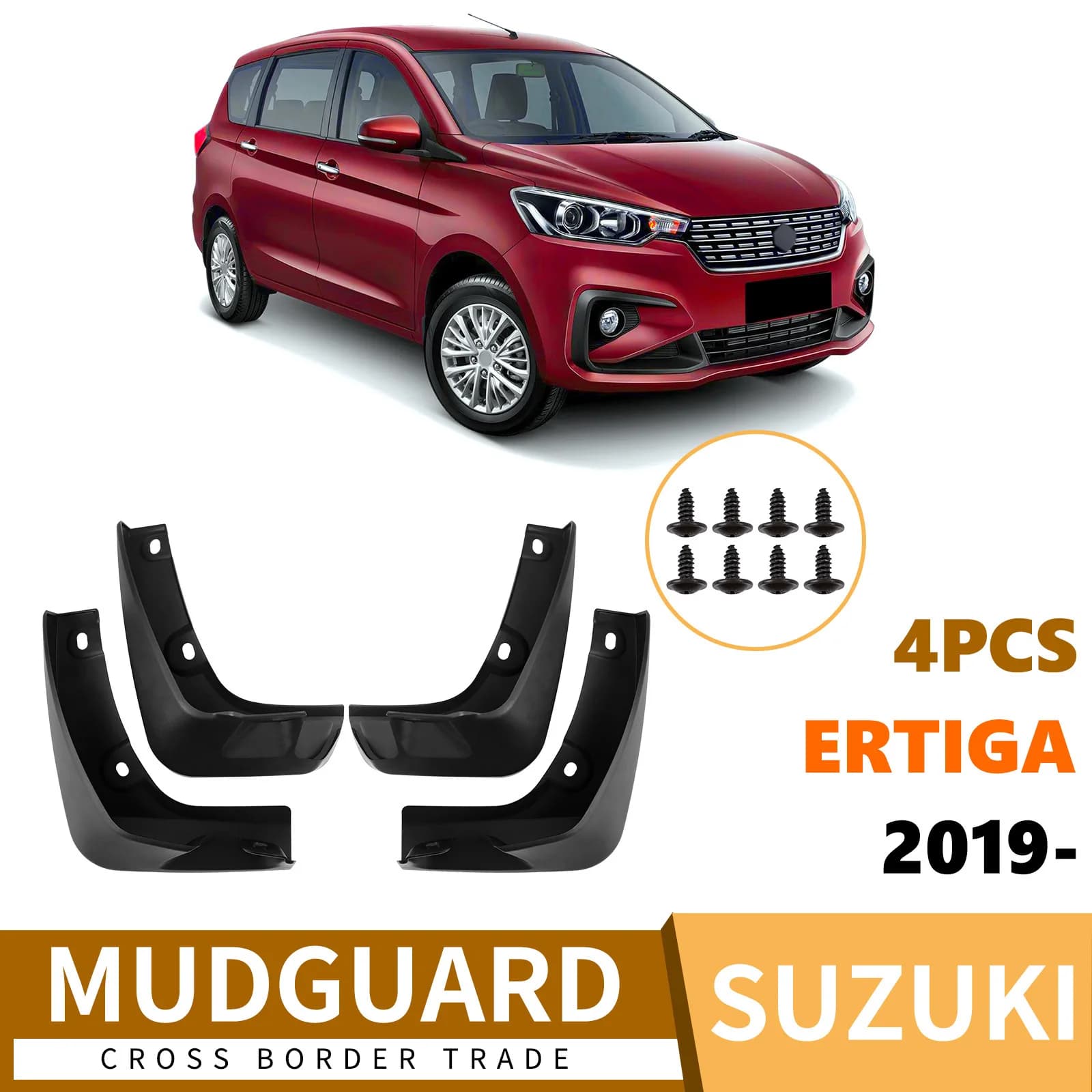 For Suzuki Ertiga 2019-2025 car fender tiles car accessories 4runner accessories mud flaps