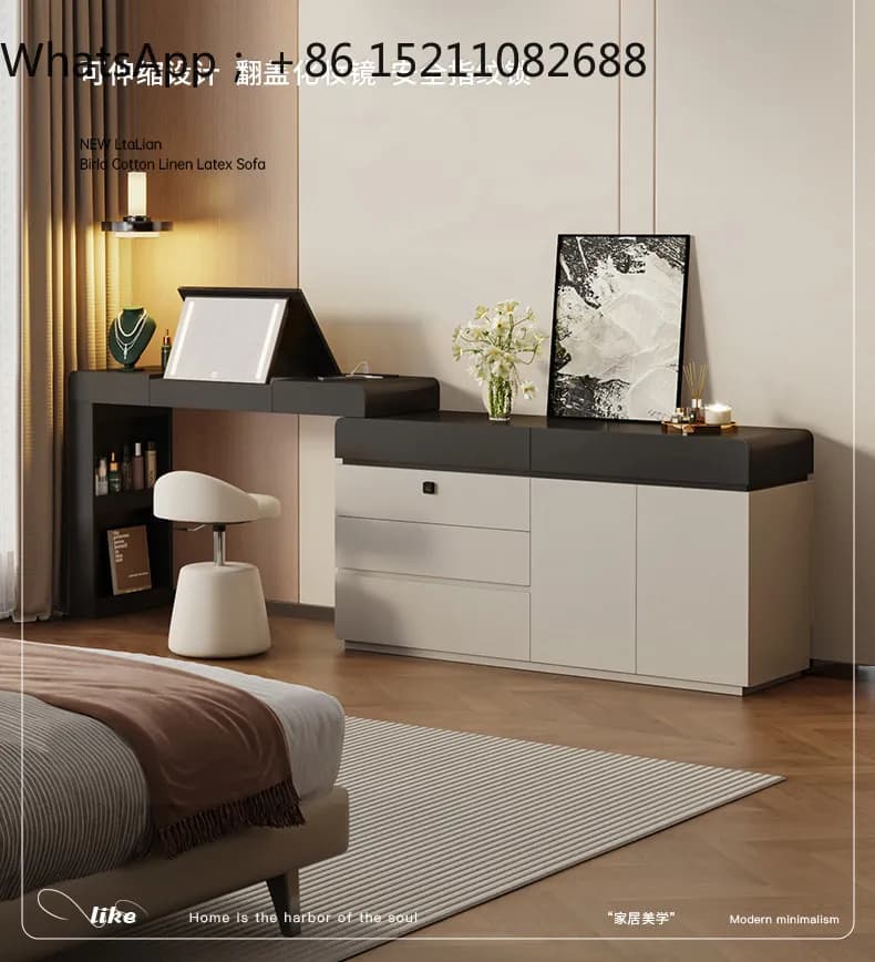 LLY large-capacity chest, flip dresser, integrated household multi-functional dresser, bedroom, bedside safe