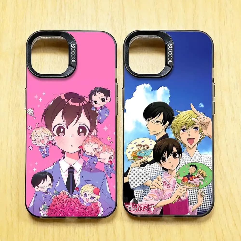 Ouran High School Host Club Anime Phone Case for iPhone 18 17 Max Mini 16 15 14 Pro Plus 13 12 Air Premium Protector