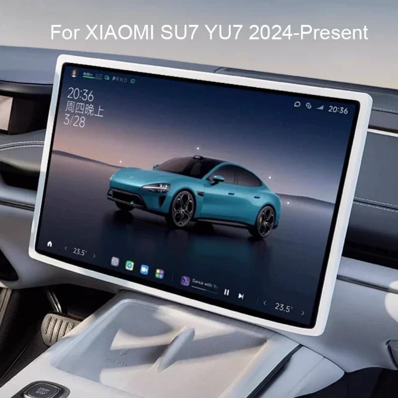 For XIAOMI SU7 YU7 2024-Present 16.1" Car Navigation Screen Protective Silicone Cover Inner Mirror Protect Cover Accessories