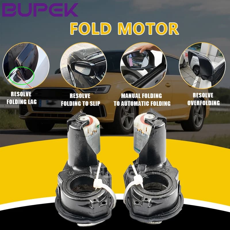 BUPEK For Porsche 911 991 Boxster 981 Cayenne Panamera Audi S7 RS7 Auto Rear Side View Mirror FOLDING module