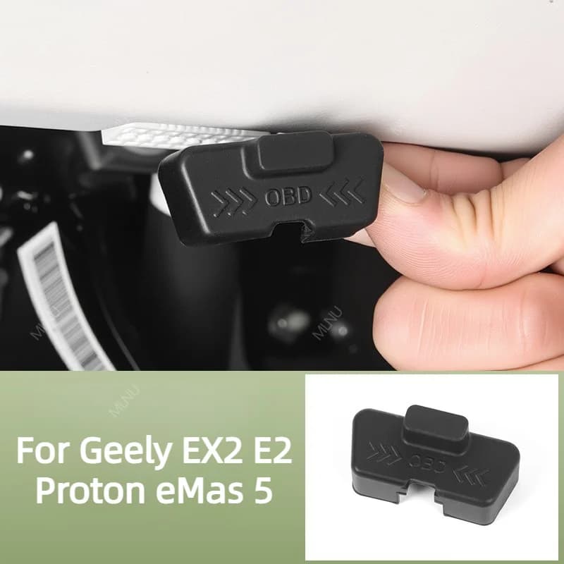 OBD Port Cover For Geely EX2 E2 Proton eMas 5 2026 2025 Accessories Silicone Dust-Proof Moisture-Proof Anti-Oxidation Waterproof