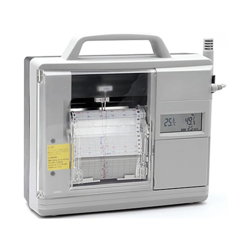Digital temperature and humidity recorder, temperature and humidity recorder