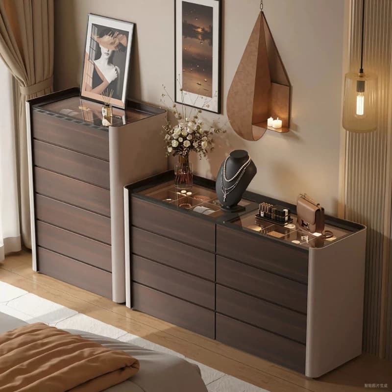 Italian Wooden Cabinet Luxury Storage Rustic Vintage Design Cabinet Clothes Drawers Armoire De Rangement Living Room Furniture