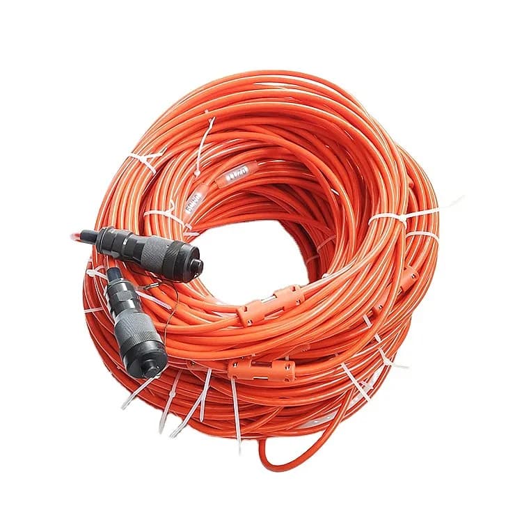 12‑Channel Seismometer Cable, Regular‑Type Split‑Spring Seismic Cable, NK27 Female‑Connector