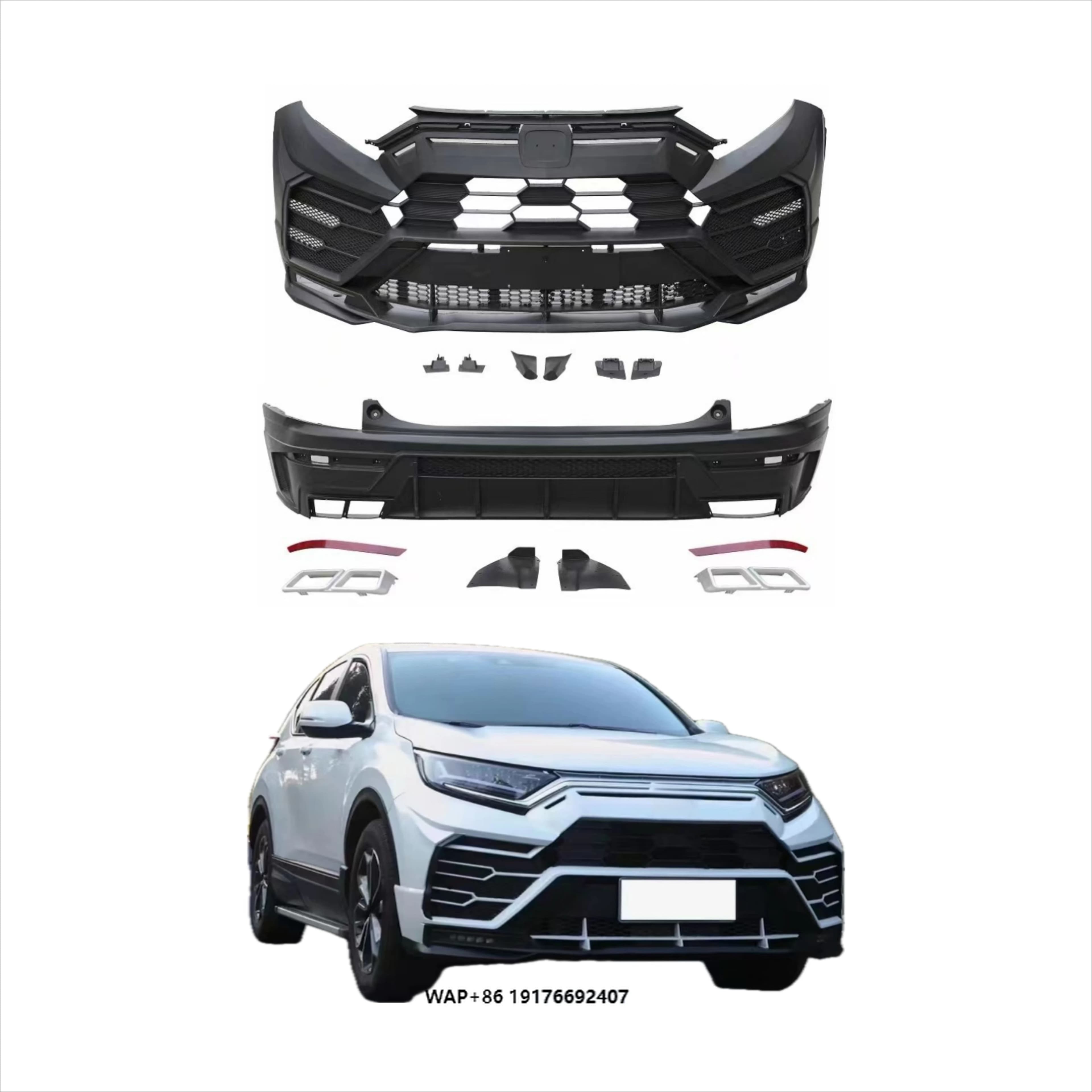 Hot Sales Exterior Accessories Modify Body Kit for CR-V Top Ranking PP Material Auto Part Front Bumper Rear Bumper 17-22