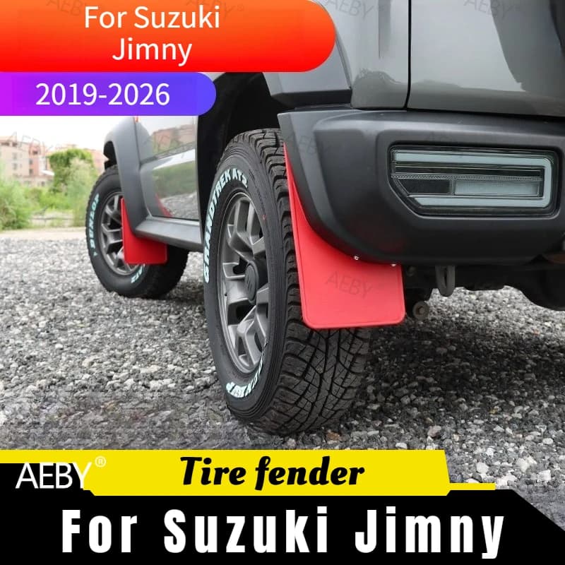 For Suzuki Jimny 2019-2026 fender splash guard,Heavy Duty Rubber No Drills,Tire fender,mudguard,Car external accessories