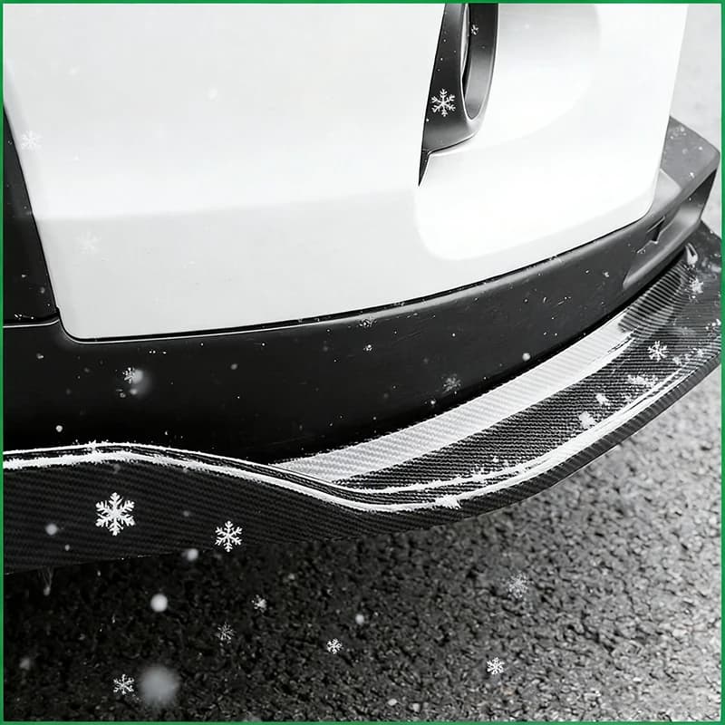 Car Styling For Toyota Highlander Kluger 2017-2019 Front Bumper Lip Diffuser Protector Cover Trim Decorative Strip Accessories